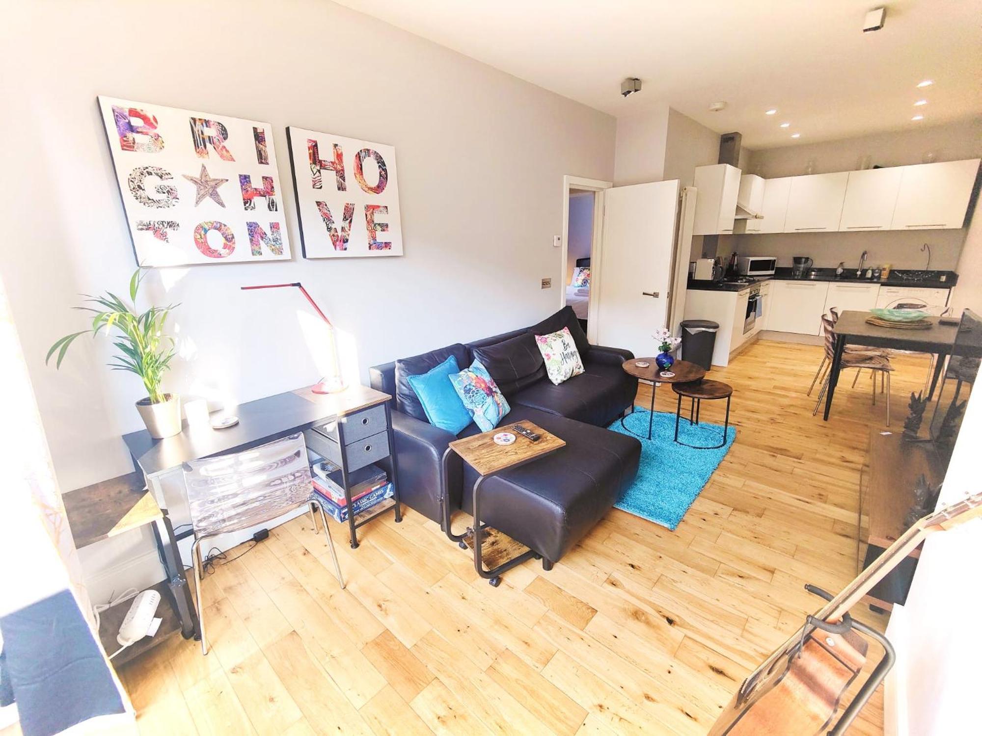 Modern Central Brighton Patio Flat - Free Parking! Esterno foto